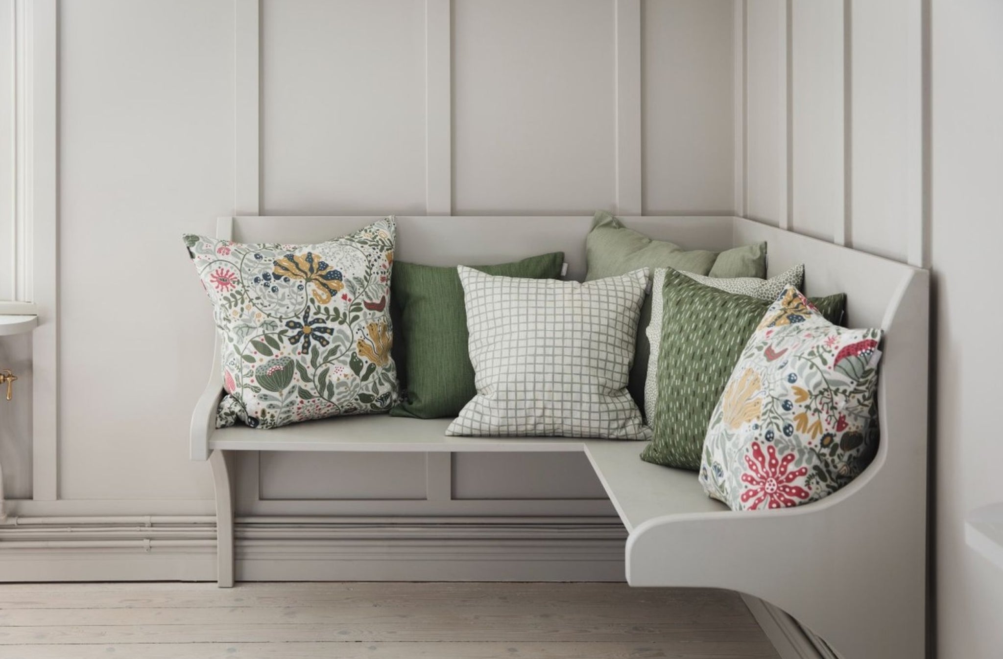 Spira Ruta Pillow Case, Dusty Green