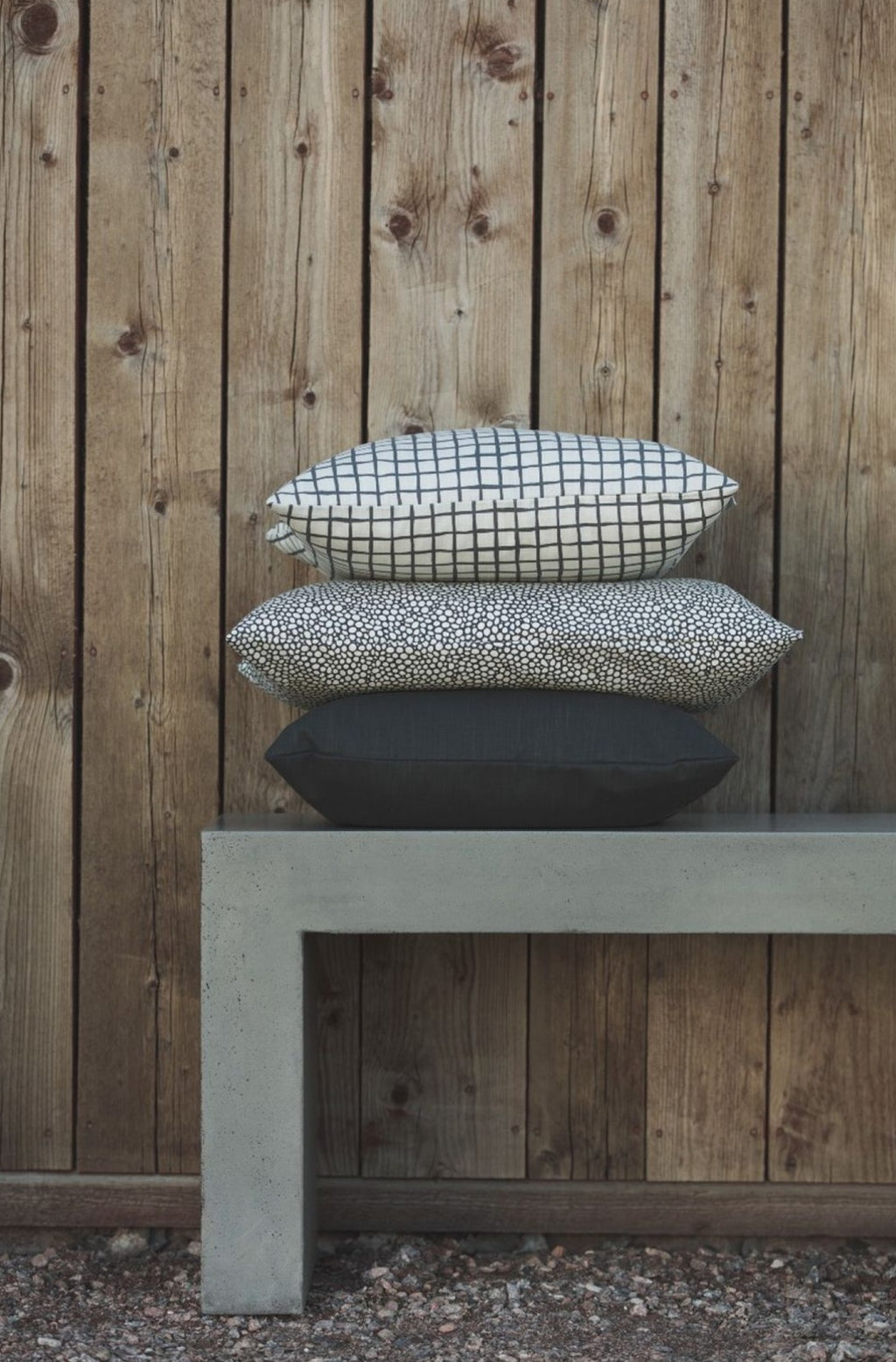 Spira Dubbelveck I Klotz Cushion Cover, Asphalt