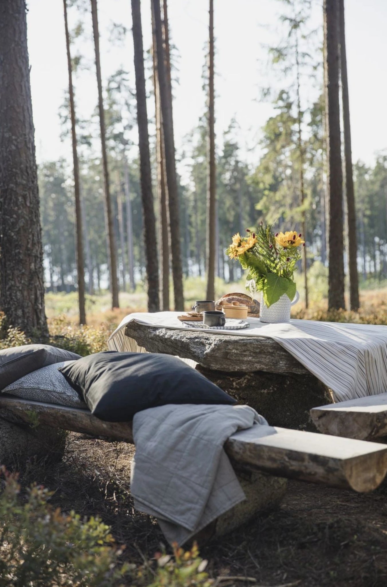 Spira Birds Pillow Cover, Rust