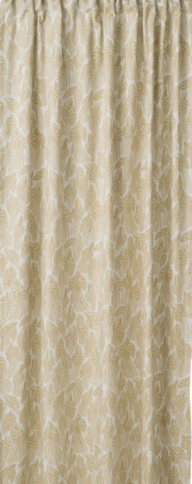 Spira Birds Curtain With Multiband, Straw