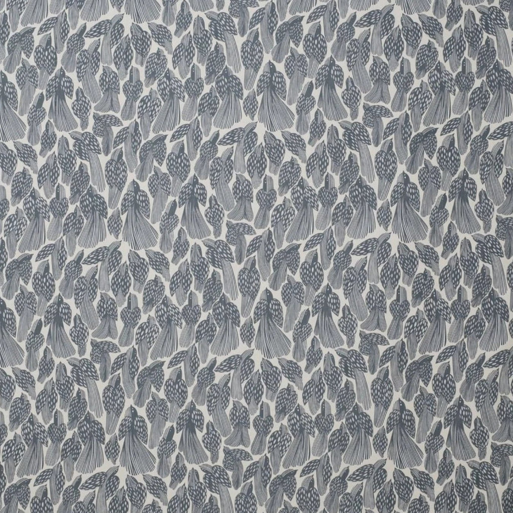 Spira Birds Fabric Width 150 Cm (Price Per Meter), Dusty Blue
