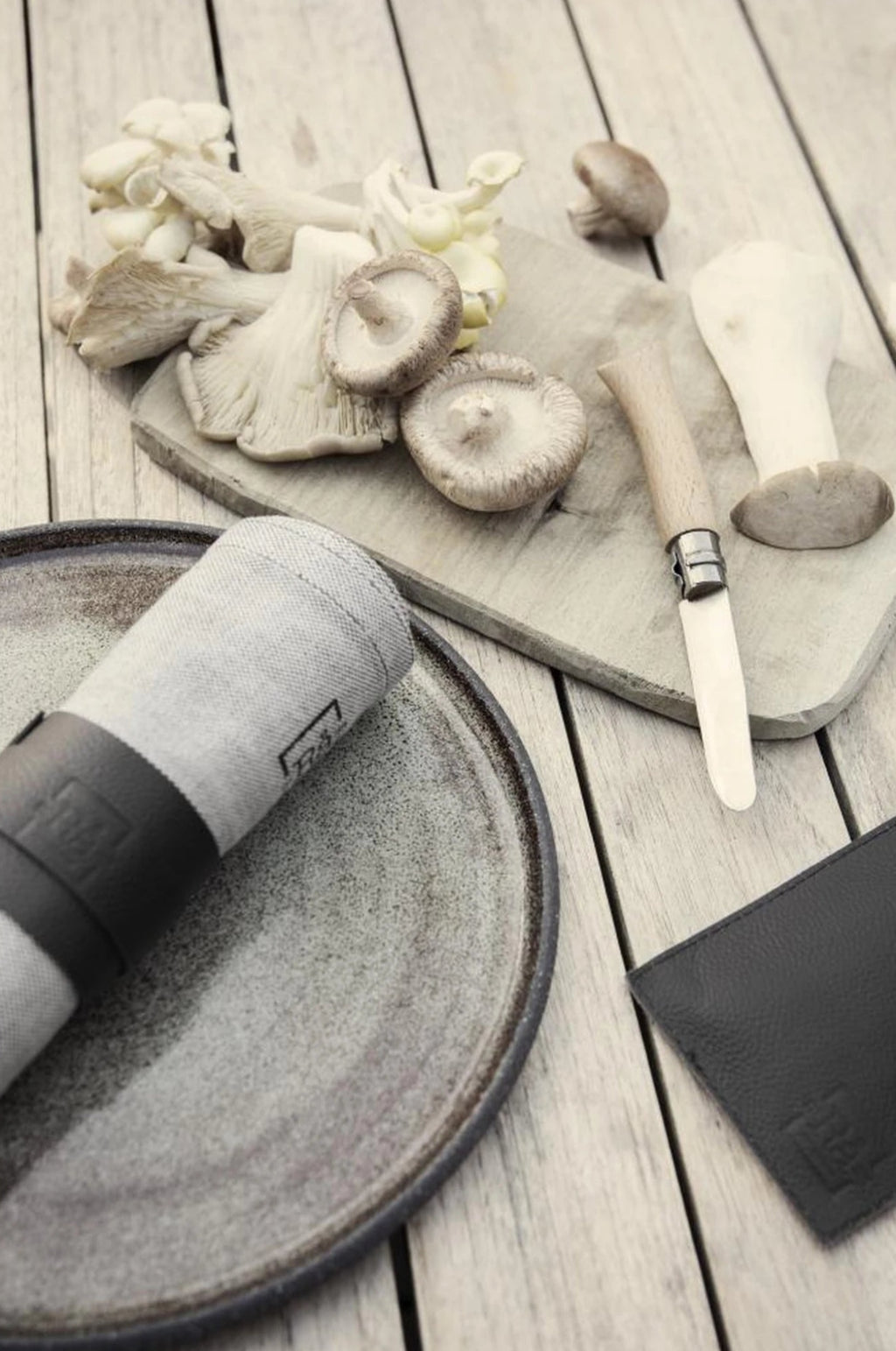 Juna Rå Napking Rings Black, 2 Pcs.