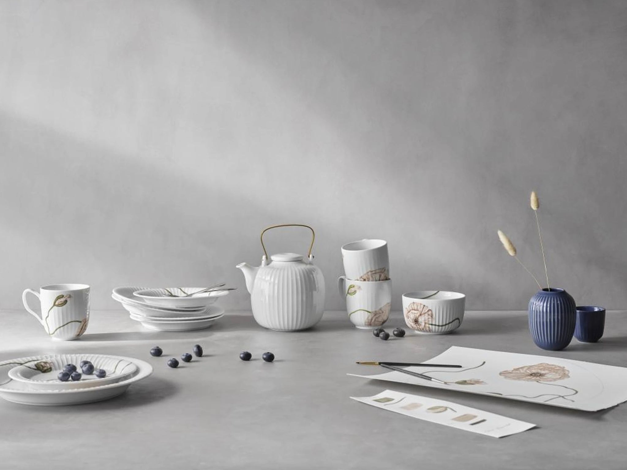 Kähler Hammershøi Poppy Bowl, 12 cm