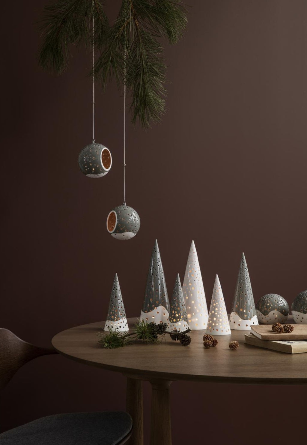 Kähler Nobili Tealight Holder ø12 Cm Olive Green