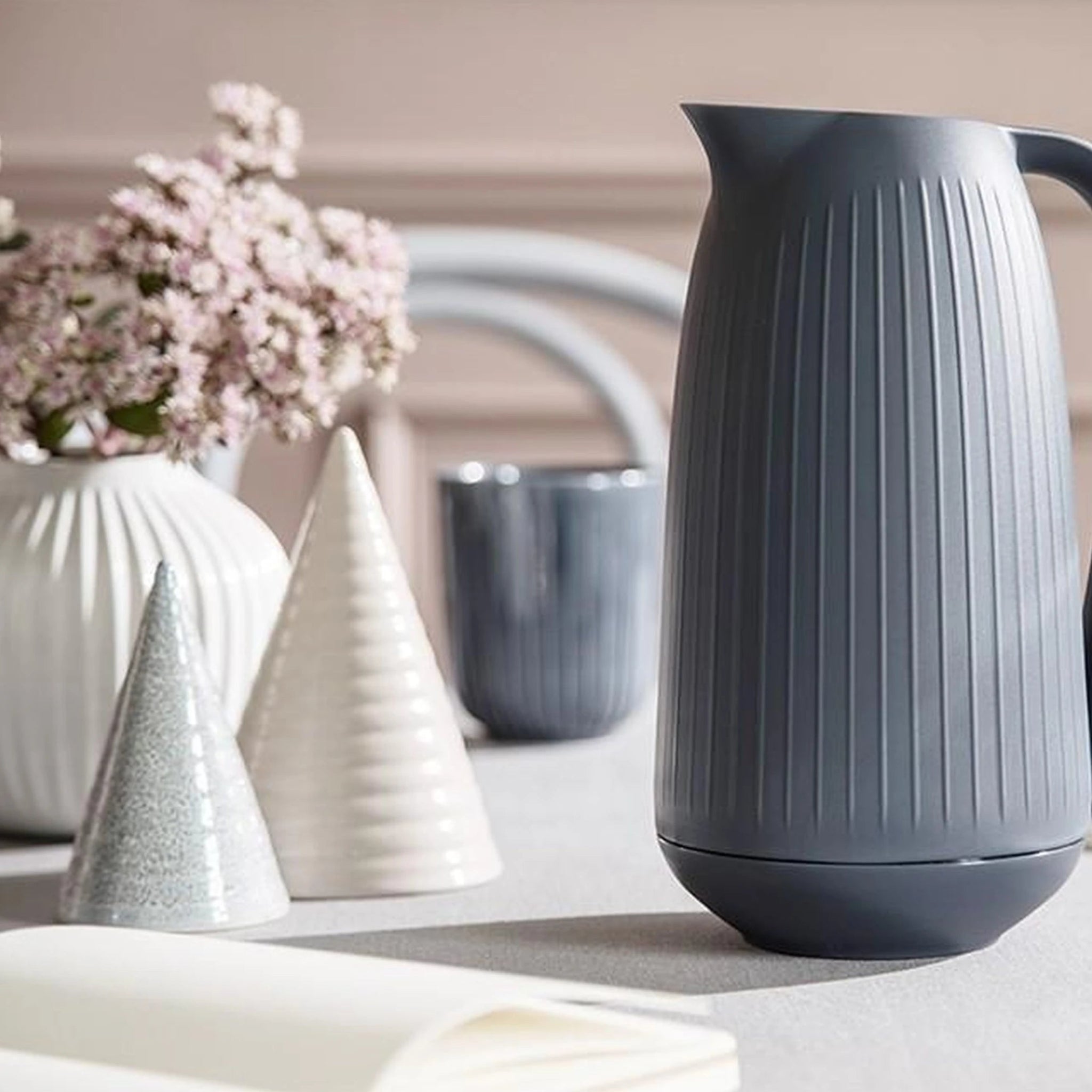 Kähler Glaze Cone, Light Grey