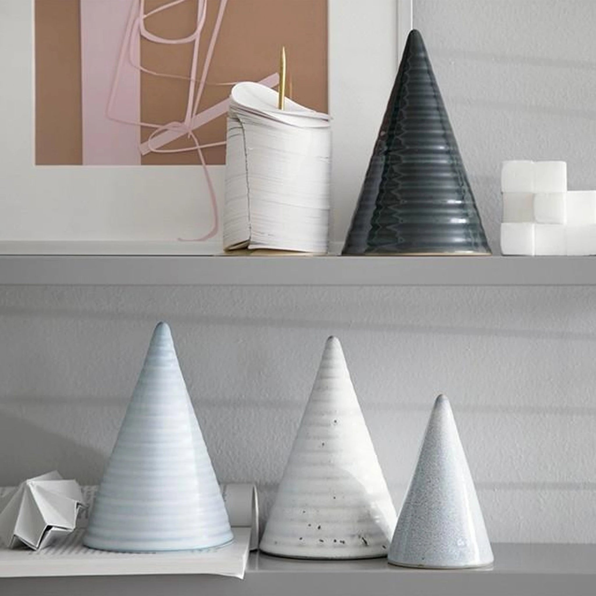 Kähler Glaze Cone, Ash Grey