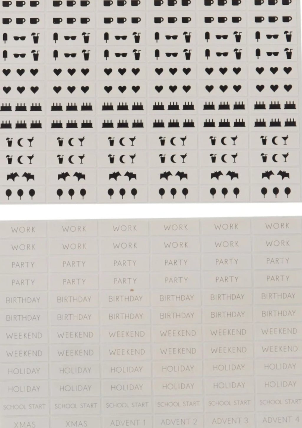 Design Letters Calendar 2023, Cool Gray