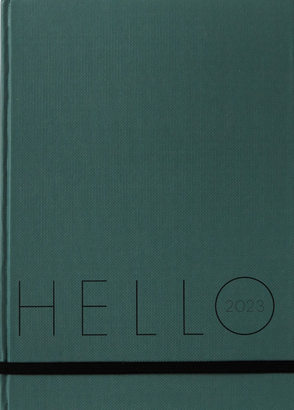 Design Letters Calendar 2023, Myrtle Green