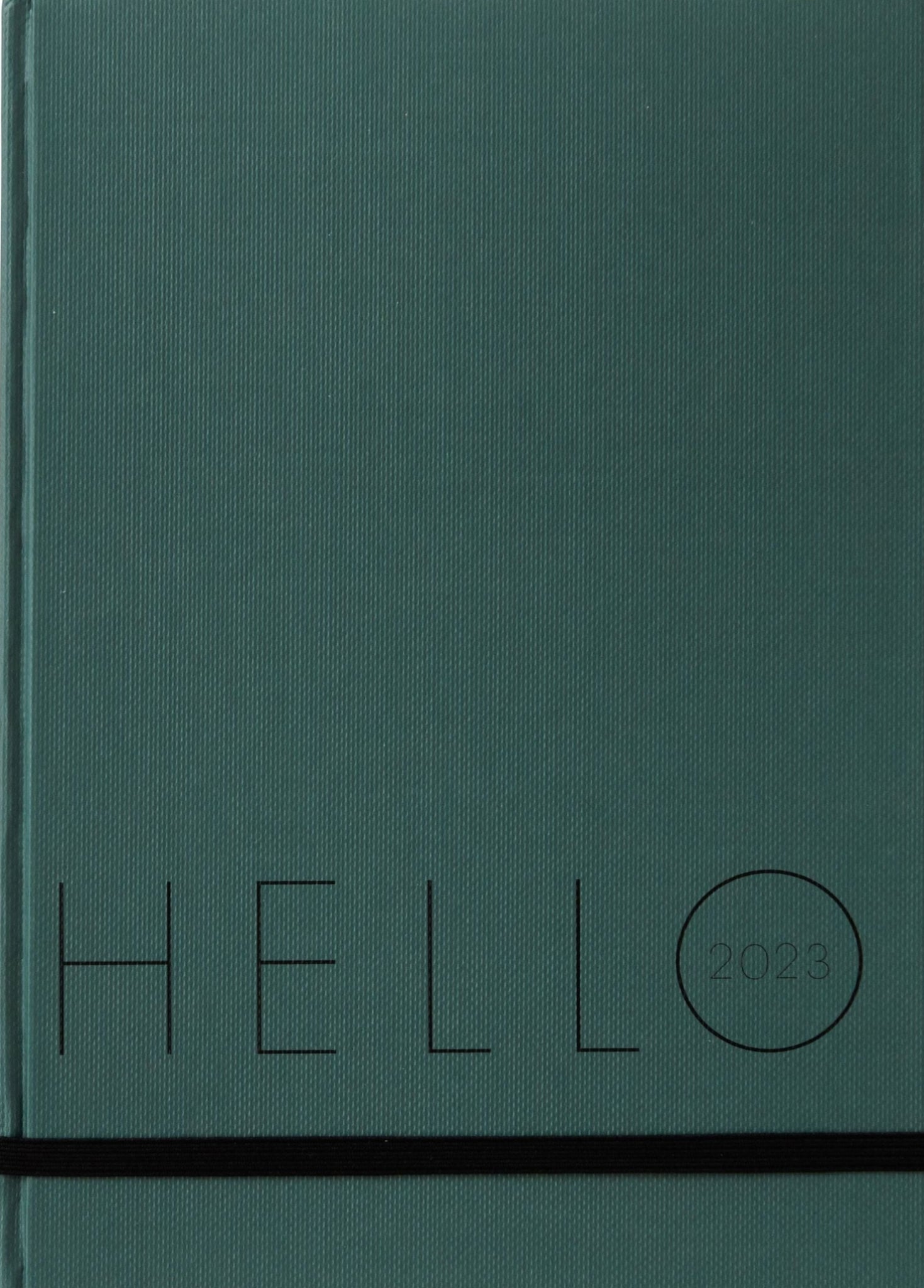 Design Letters Calendar 2023, Myrtle Green