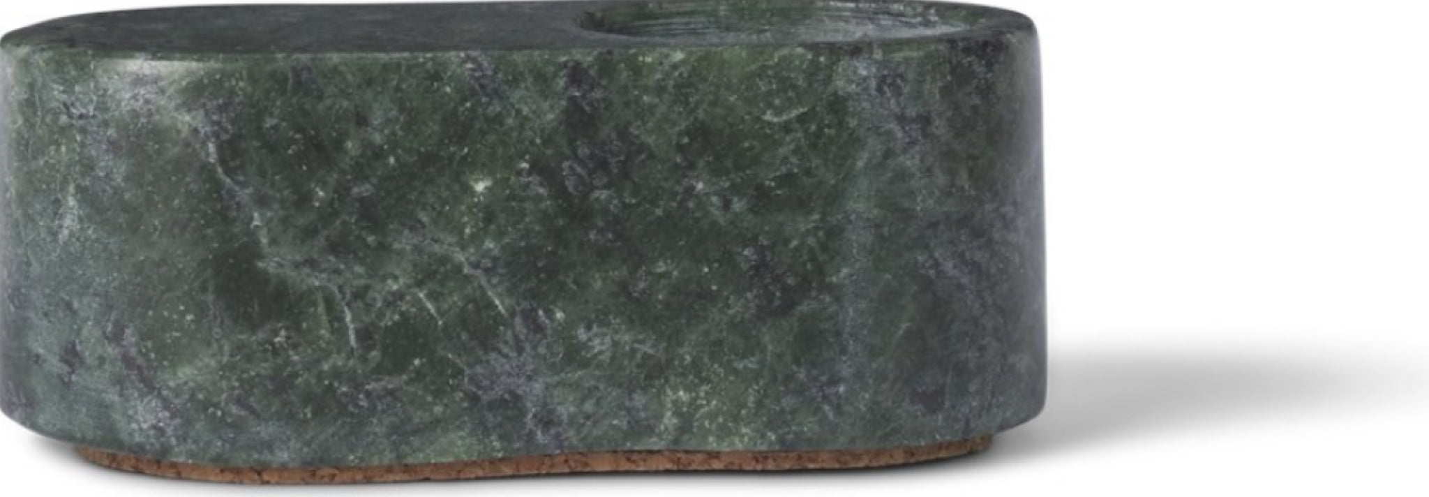 Spring Copenhagen Ovaali Candle Holder, Green