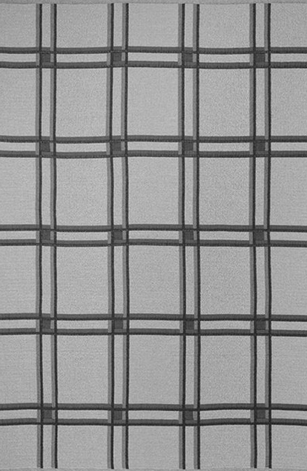 Ferm Living Checked Carpet, Grey