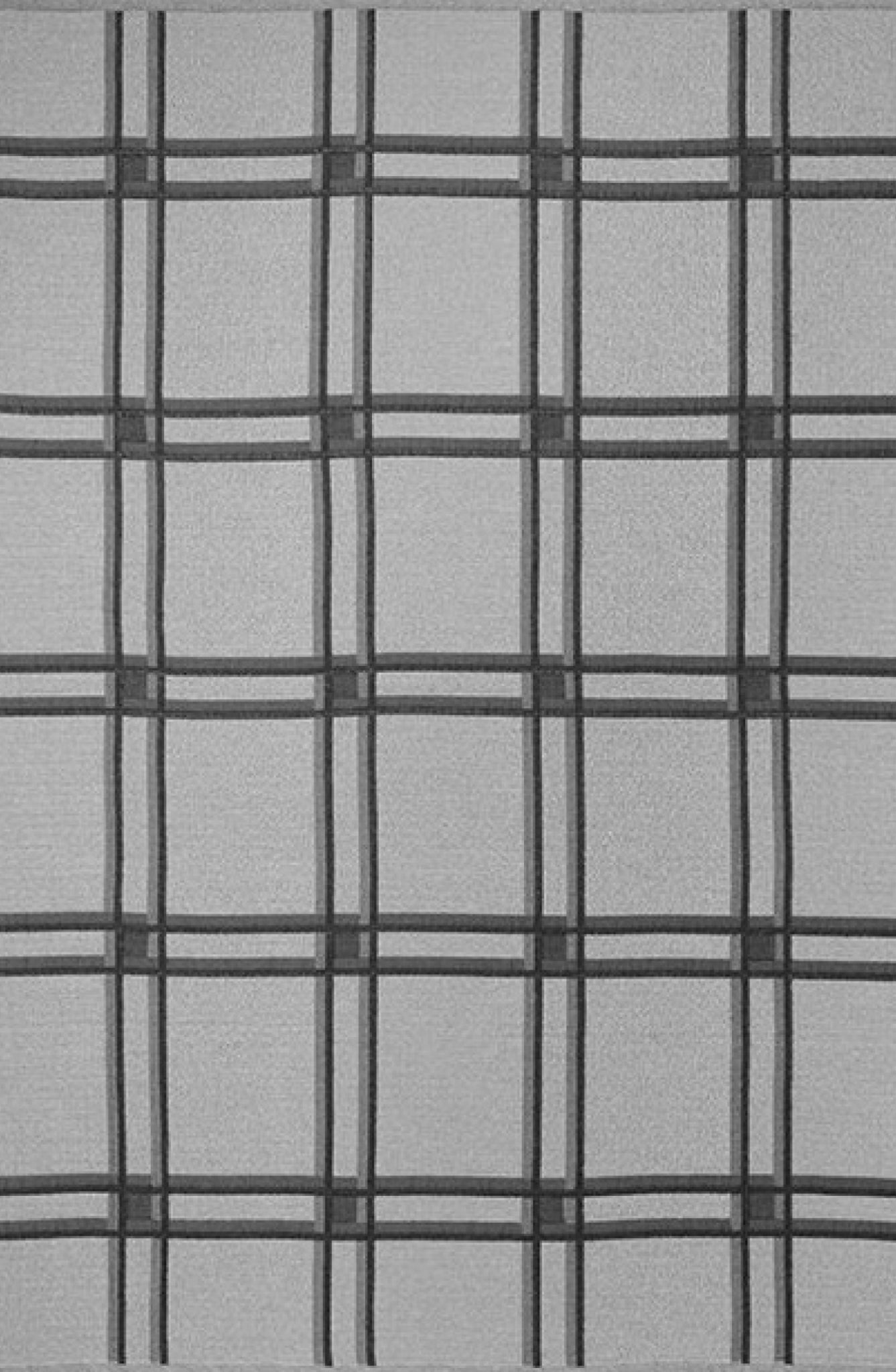 Ferm Living Checked Carpet, Grey