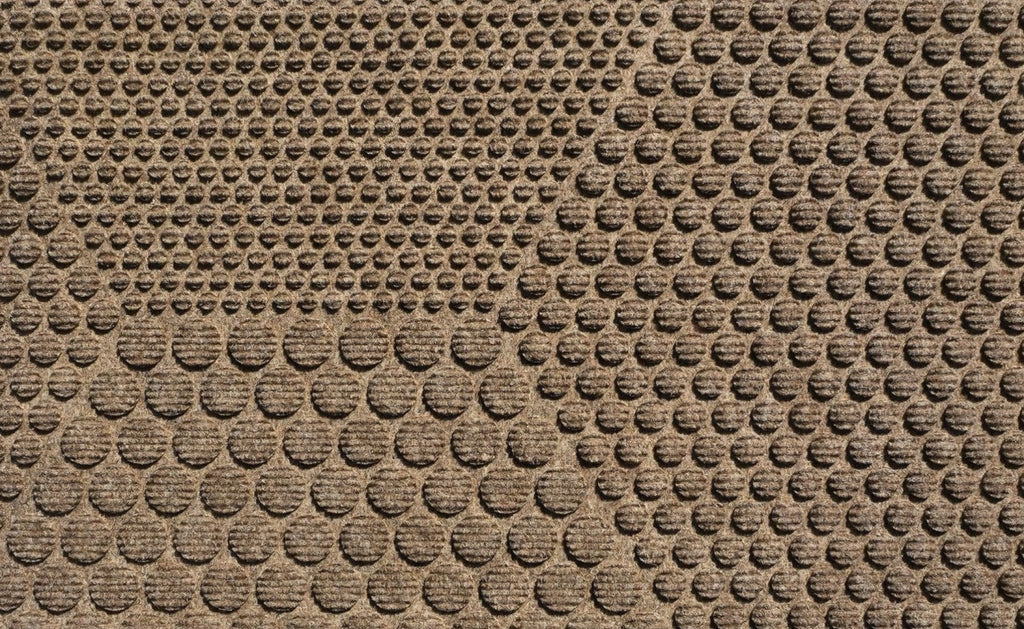 Heymat Hex Desert Doormat Light Brown 85x130 cm | PET, SBR & Nitrile