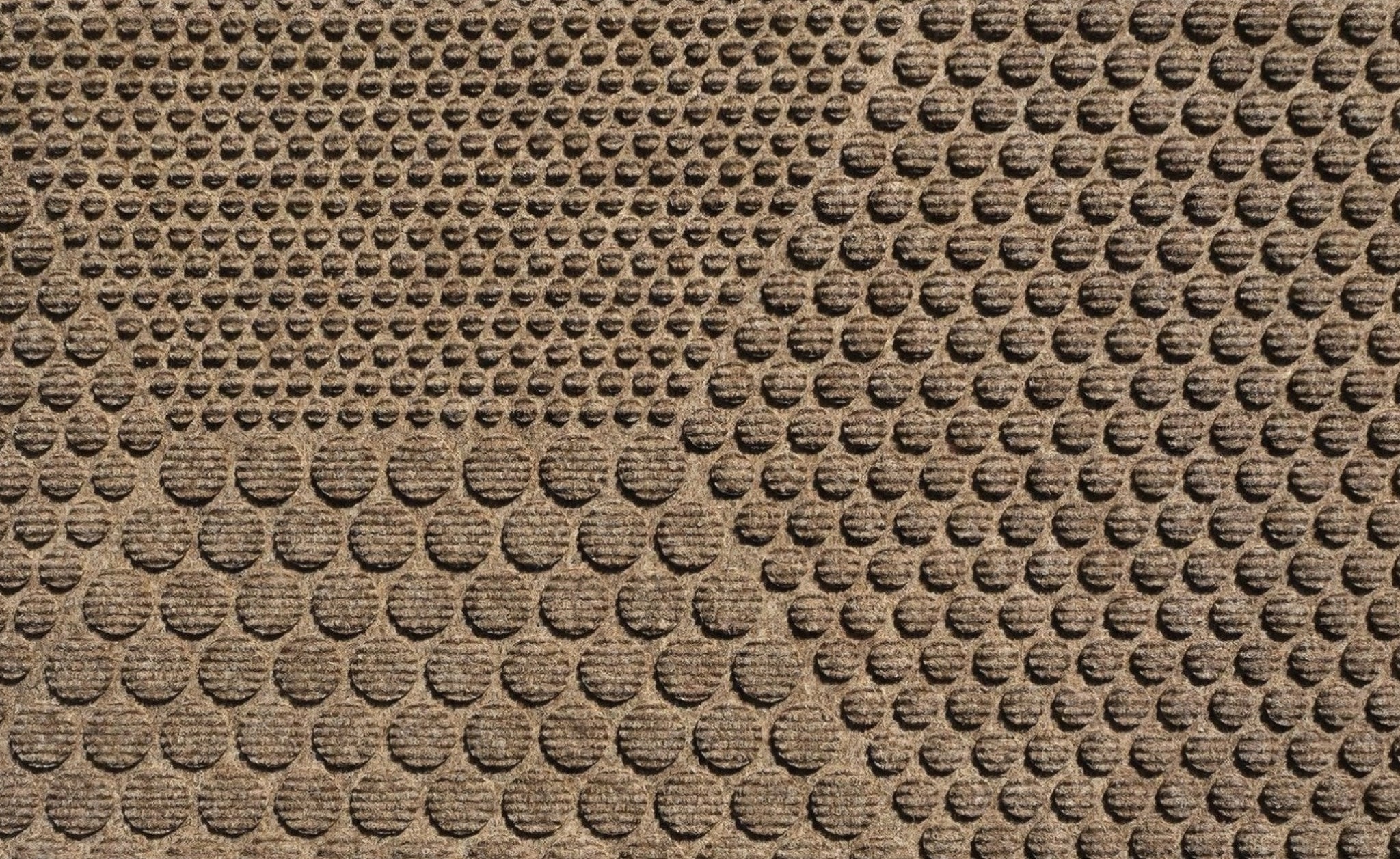 Heymat Hex Desert Doormat Light Brown 85x130 cm | PET, SBR & Nitrile