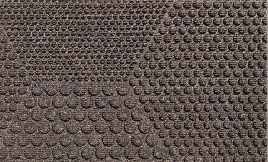 Heymat Hex Soil Doormat 45x75 cm Dark Brown PET/PP Nitrile Rubber