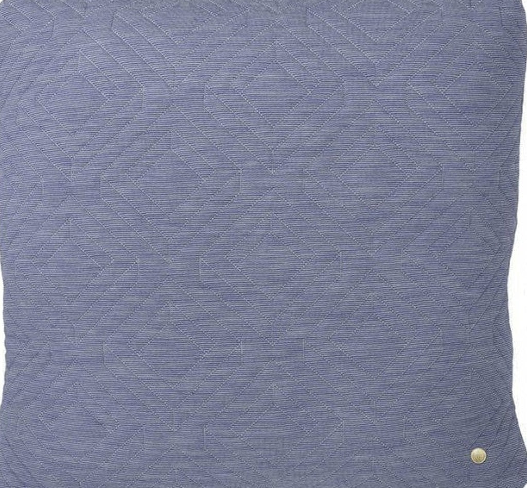 Ferm Living Quilt Cushion Light Blue, 45x45cm