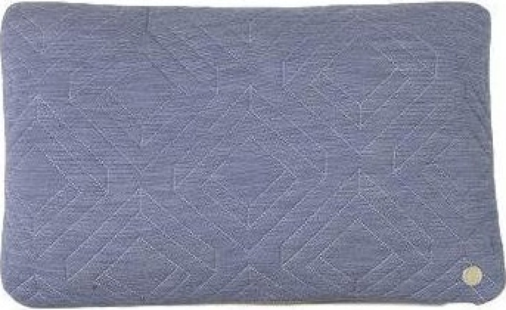 Ferm Living Quilt Cushion Light Blue, 40 X 25 Cm