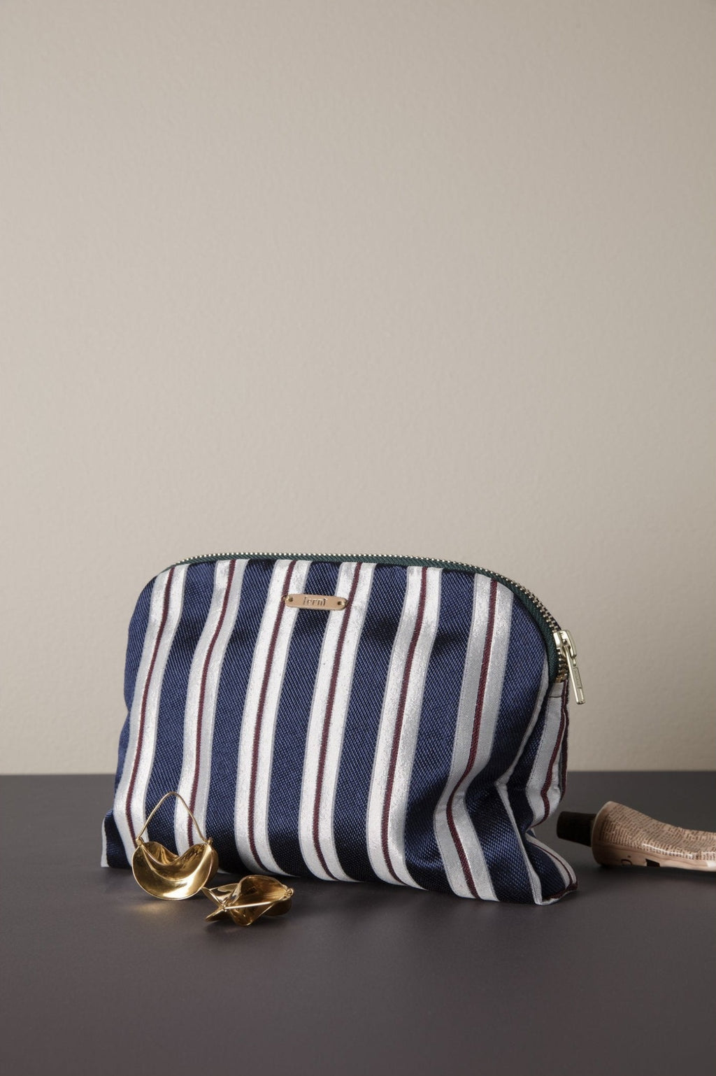 Ferm Living Salon Wallet, Pinstripe