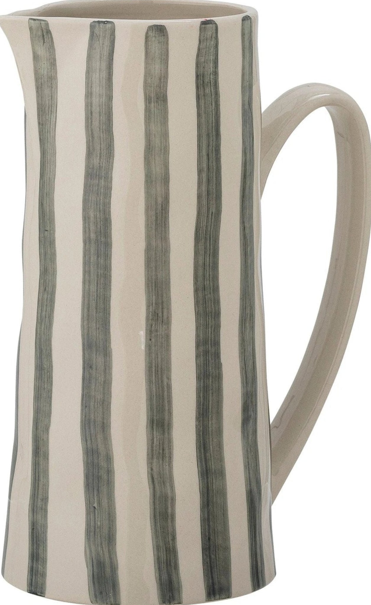 Creative Collection Begonia Jug, Green, Stoneware