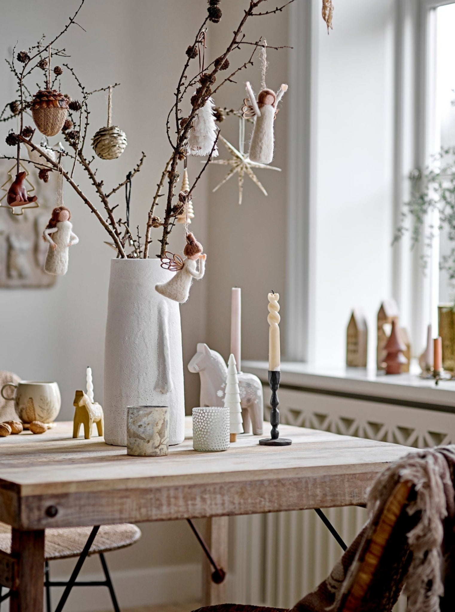 Bloomingville Rias Deco Tree, Brown, Ash