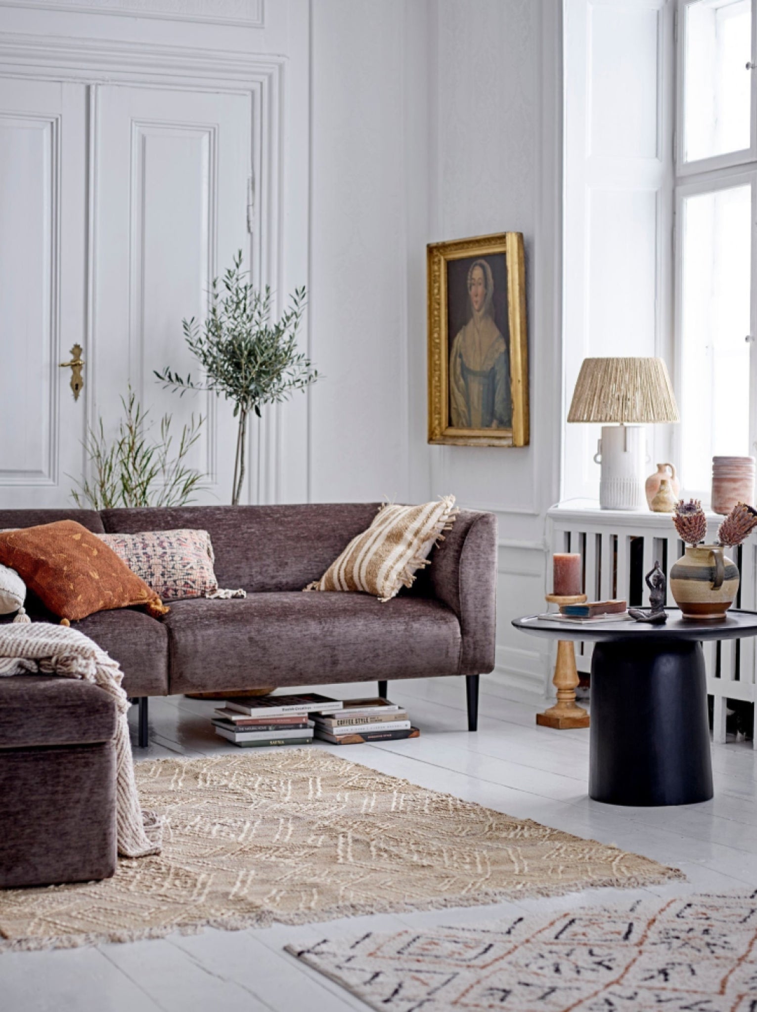 Bloomingville Felippa Cushion, Nature, Jute