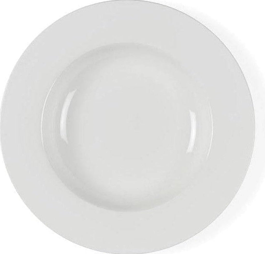 BITZ Deep Plate, White, 23cm