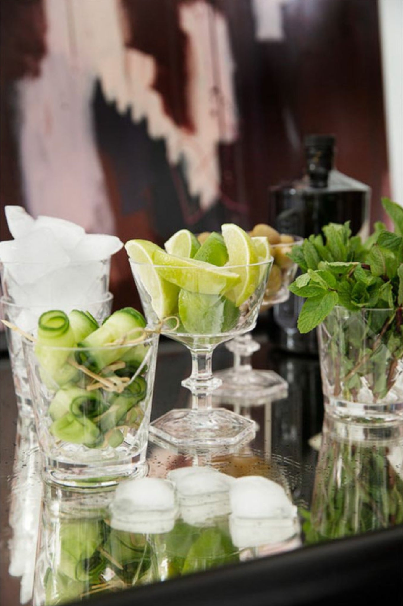 Medusa Copenhagen Glass With Crystal Plastic Base