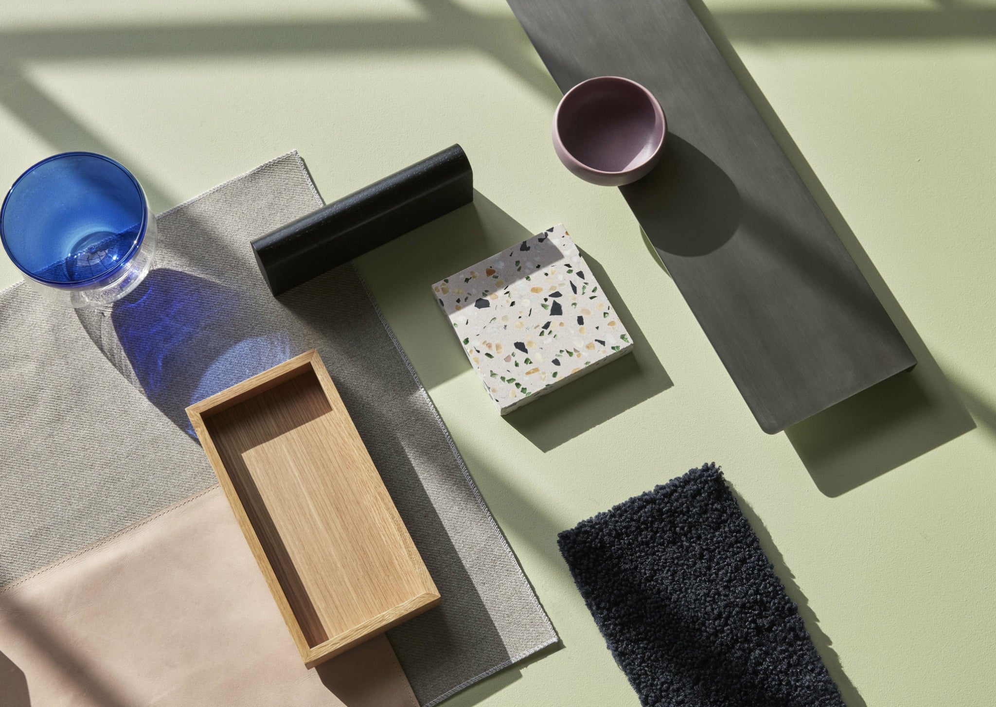 Hübsch Folk Storage Box Oak Natural Set Of 2