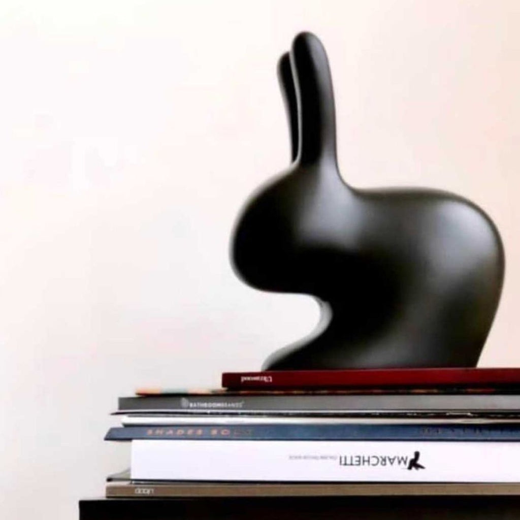 Qeeboo Rabbit Doorstop Xs, Light Blue