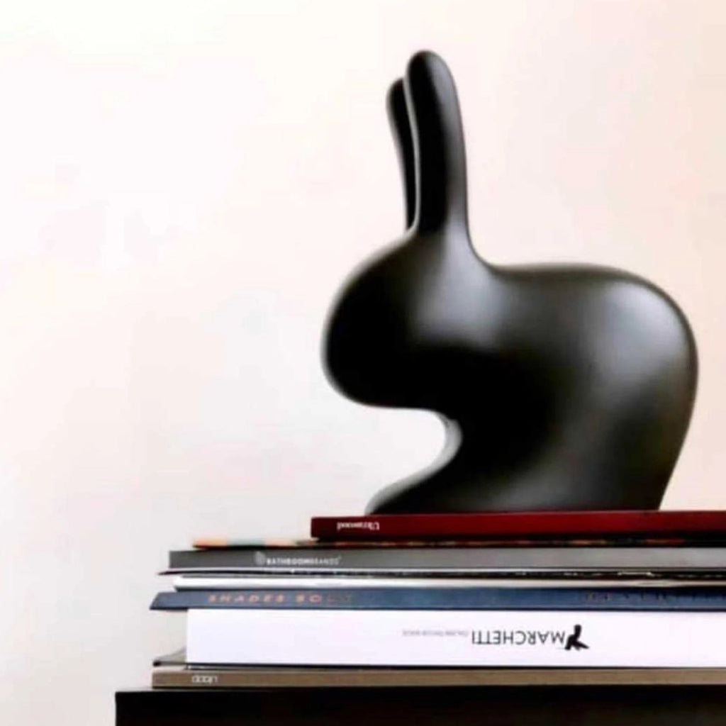 Qeeboo Rabbit Doorstop Xs, Light Blue