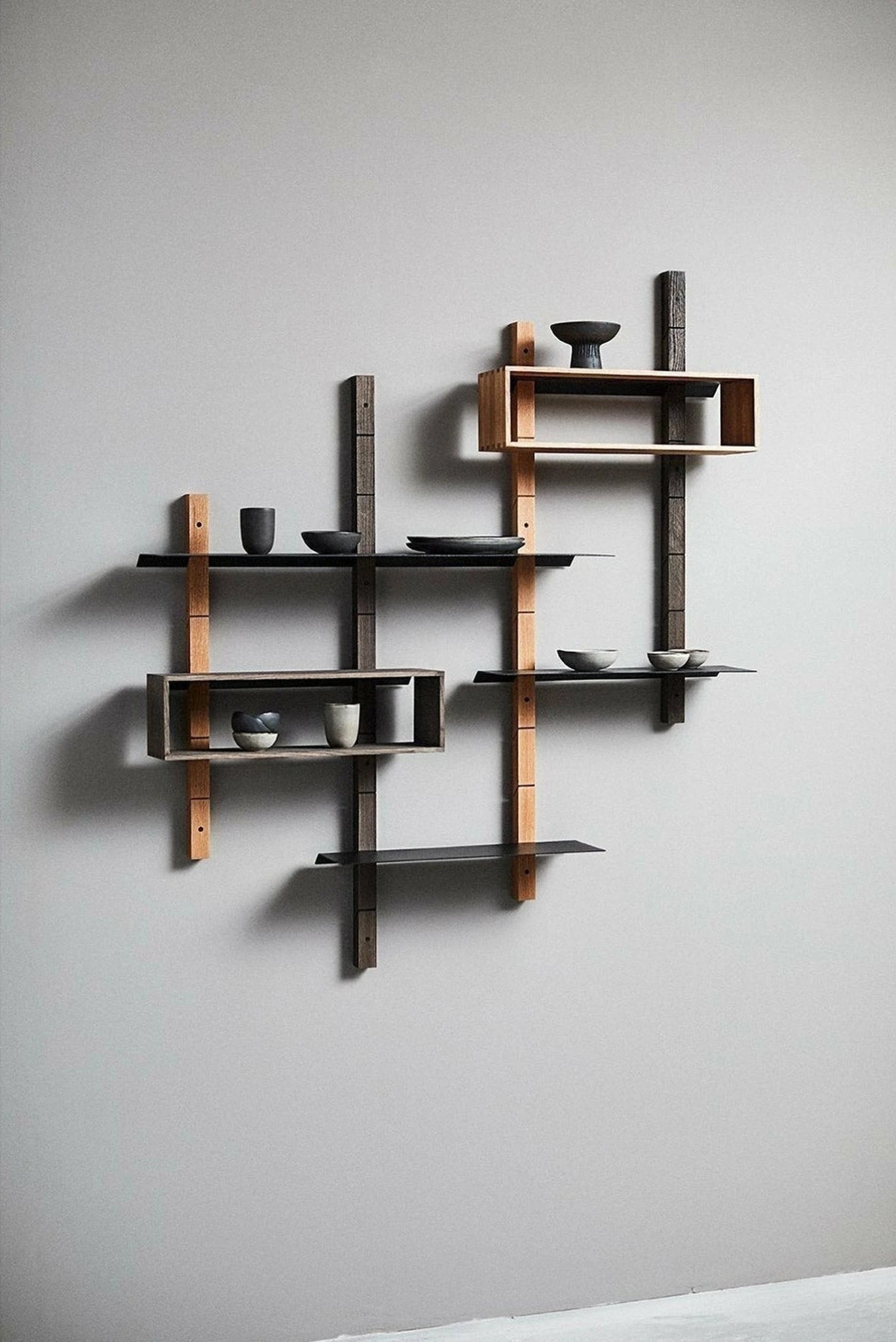 Muubs Oaks Wall Mount Dark Stained Oak, 90cm