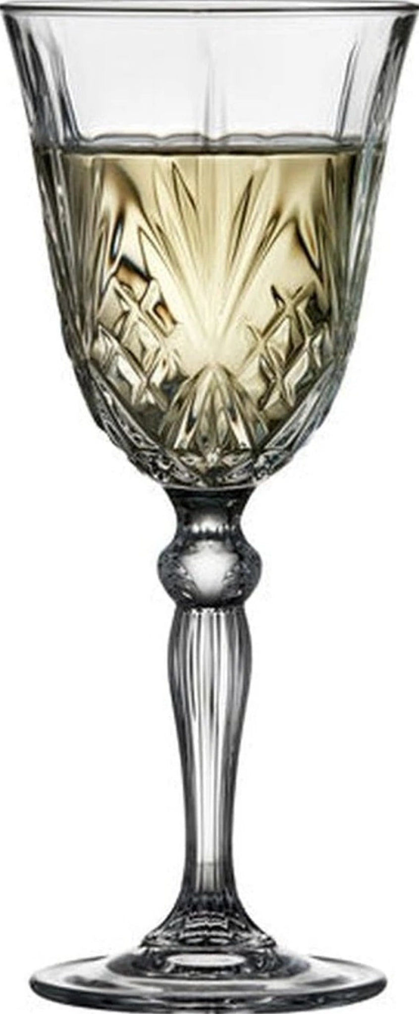 Lyngby Glas Melodia Krystal white wine glass 21 cl, 4 pcs.