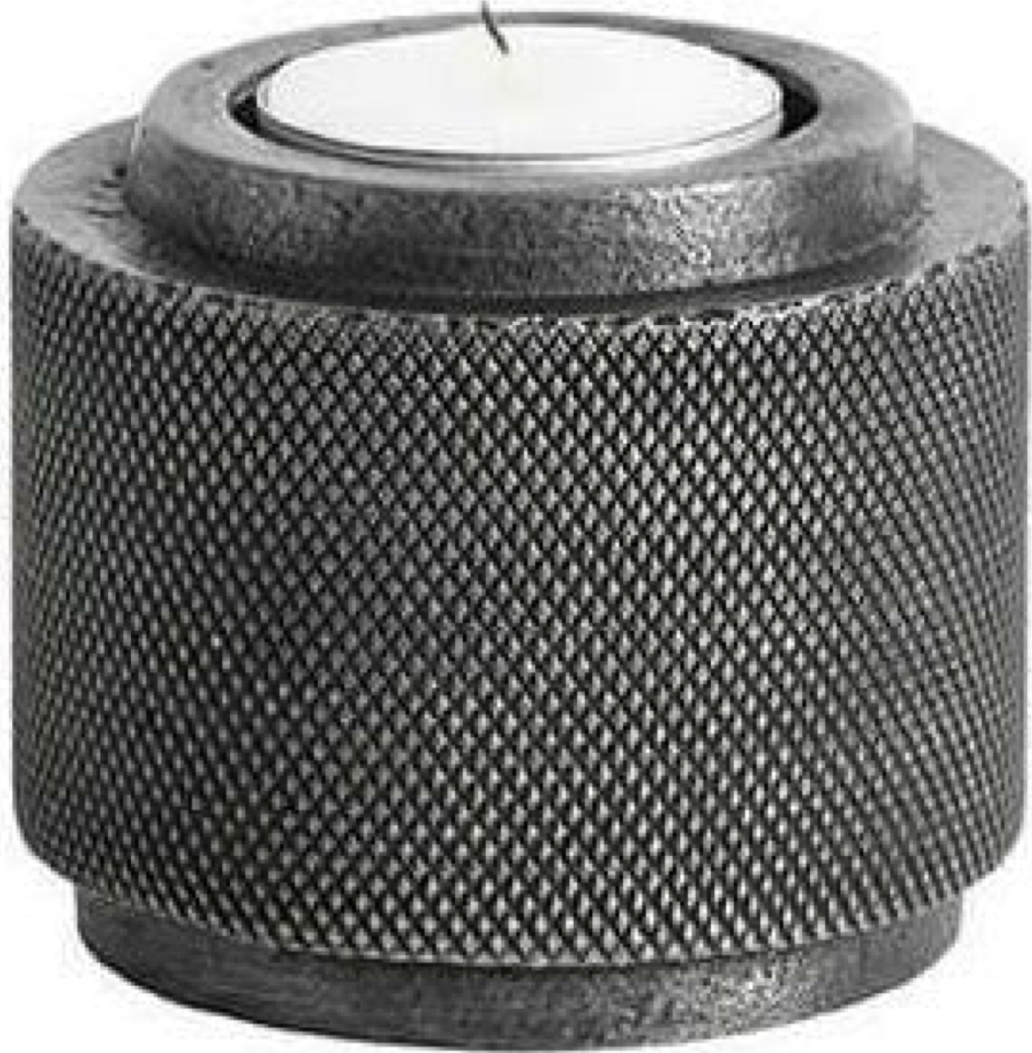 Muubs Moment Tealight Holder Black, ø7,5cm