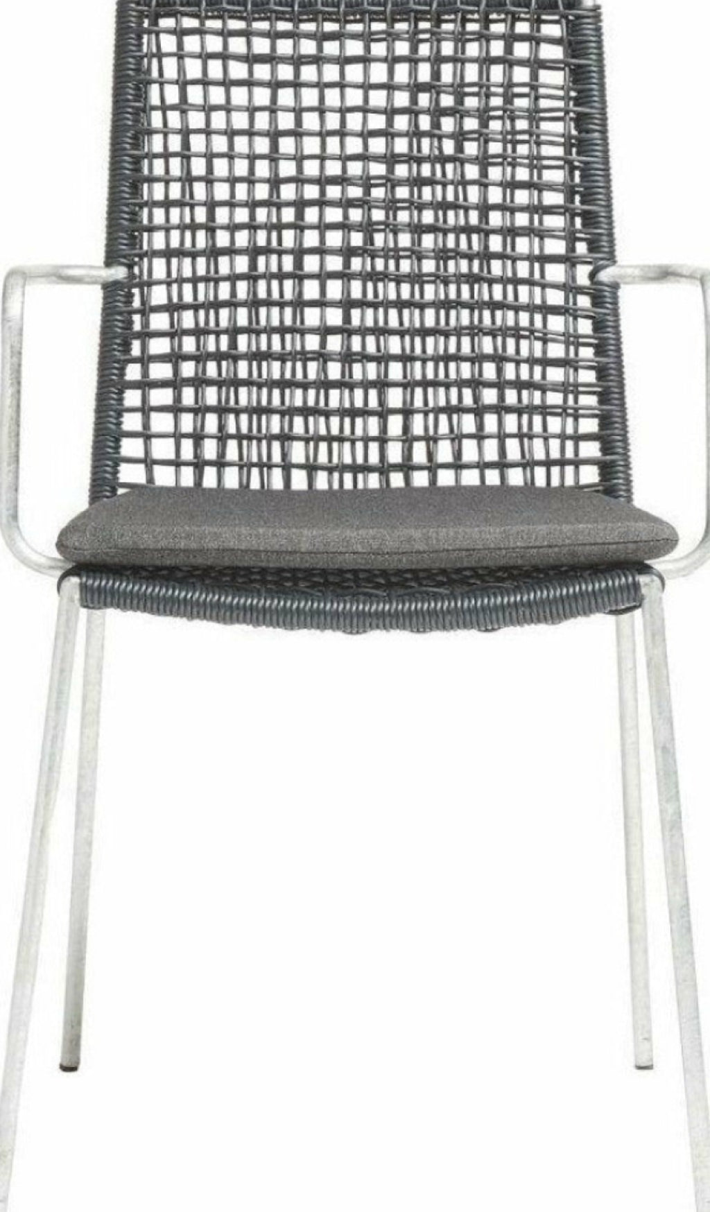 Muubs Riva Chair, Black & Galvanized