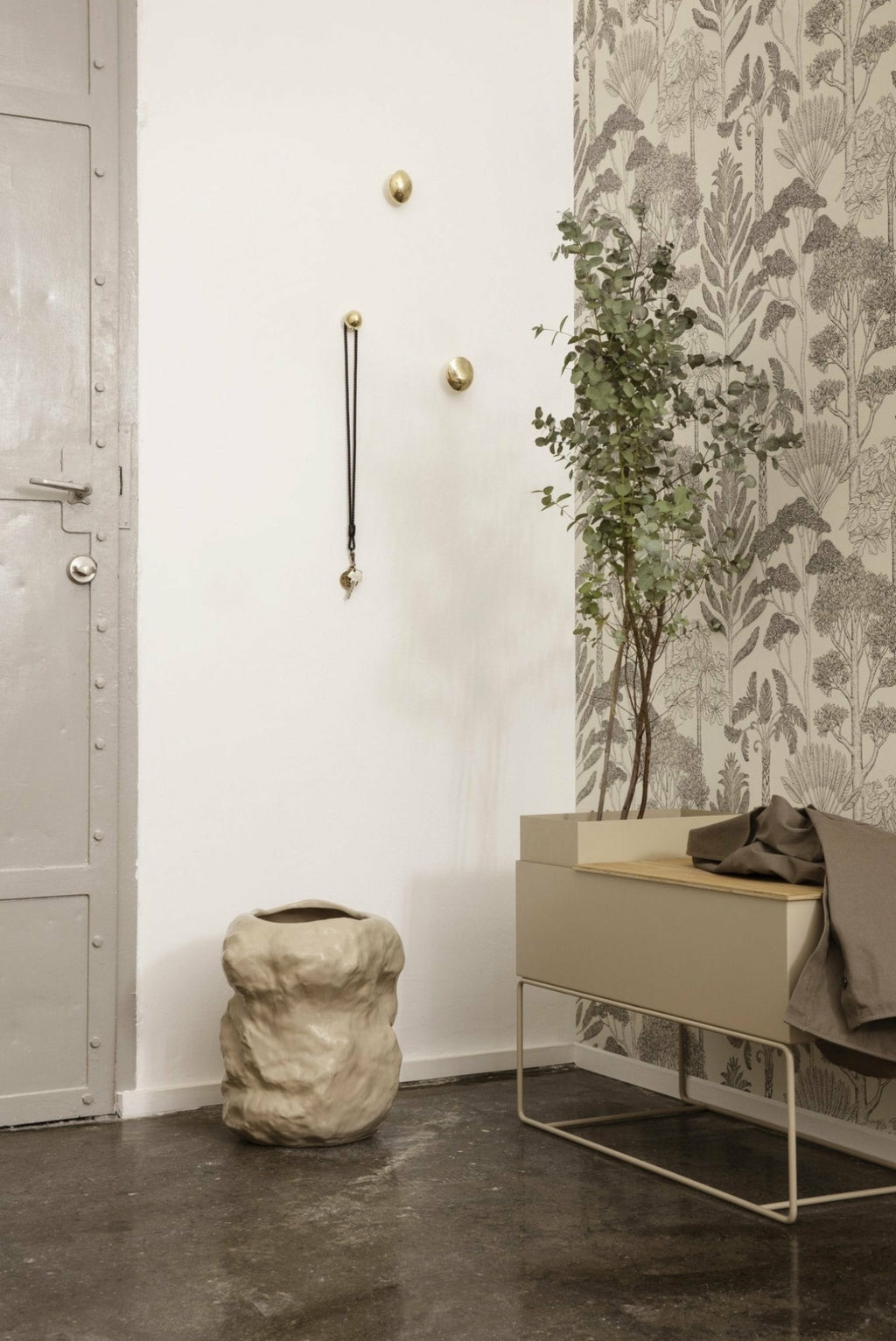 Ferm Living Punctual Shelf, Dark Blue