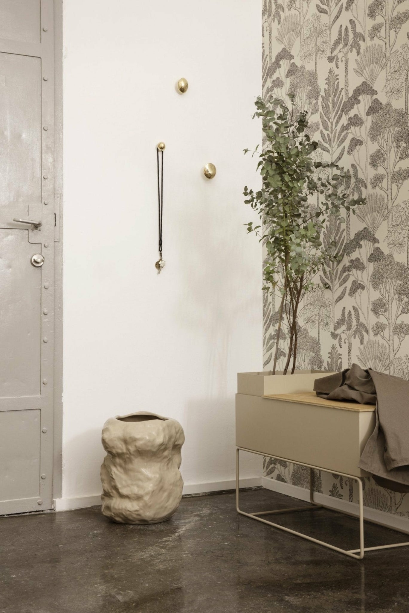 Ferm Living Punctual Shelf, Dark Blue