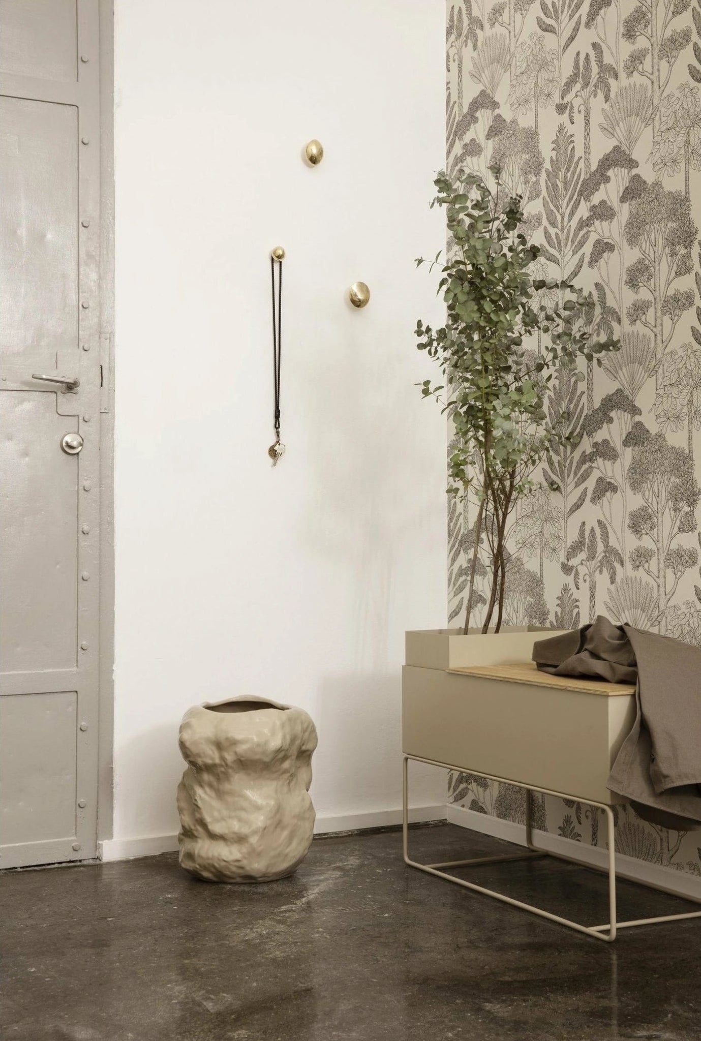 Ferm Living Punctual Shelf, Dark Blue