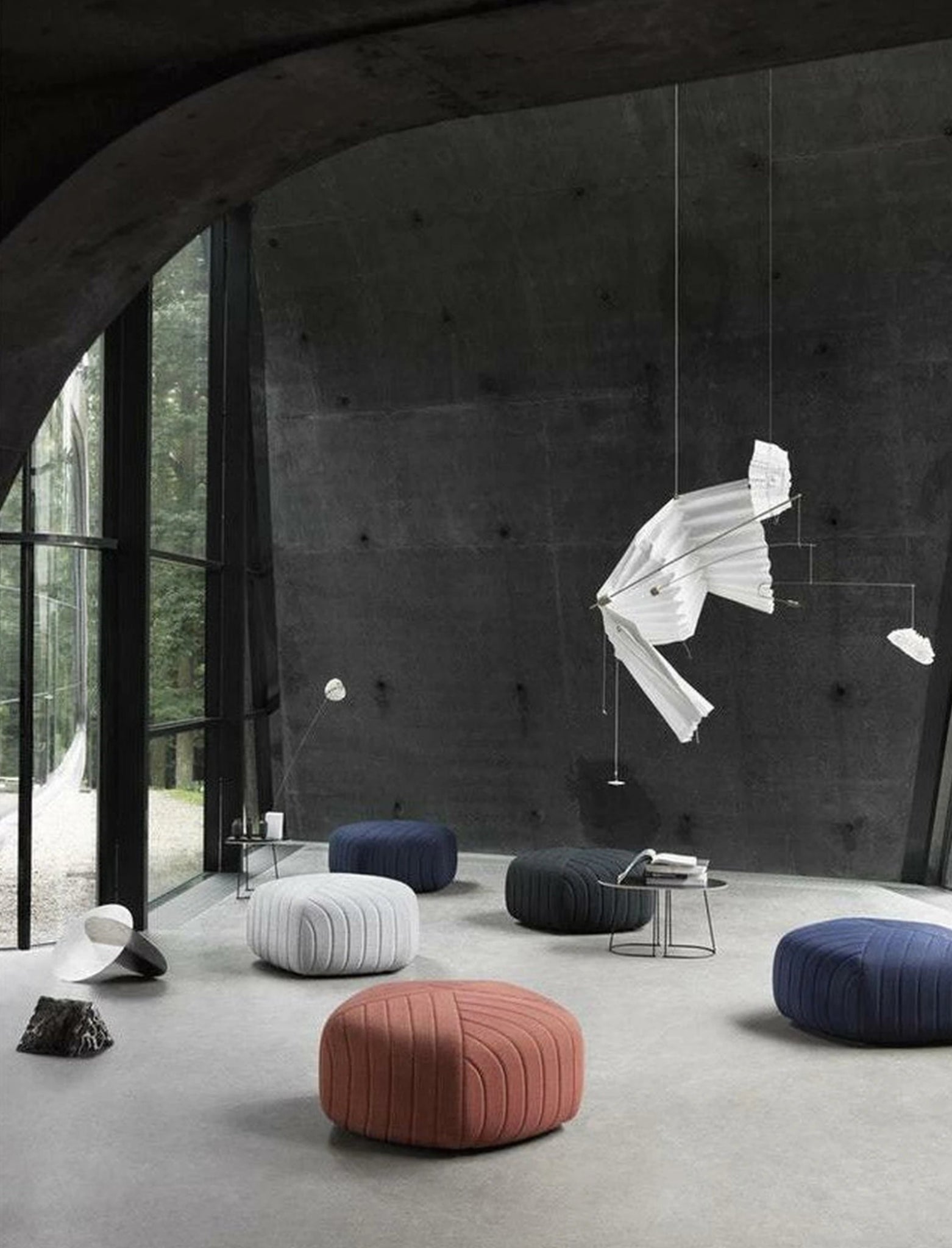 Muuto Five Pouf, Tangerine