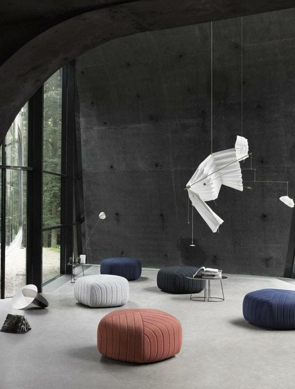 Muuto Five Pouf, Tangerine