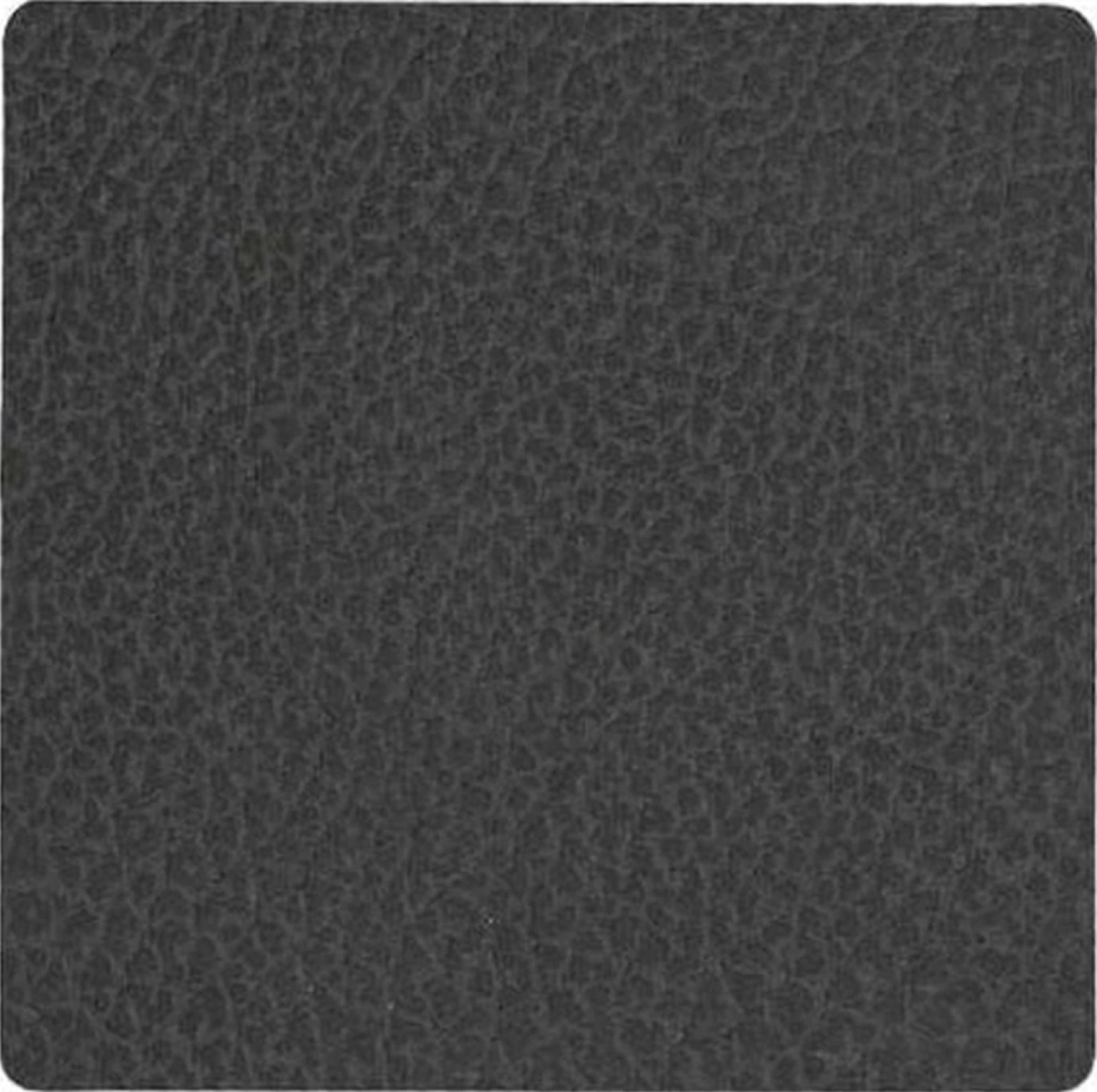 Lind DNA Square Glass Coaster Hippo Leather, Black Anthracite