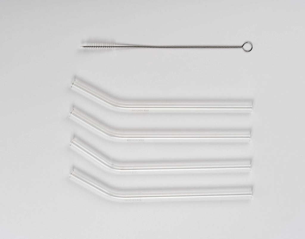 Muurla Glass Straws + Brush