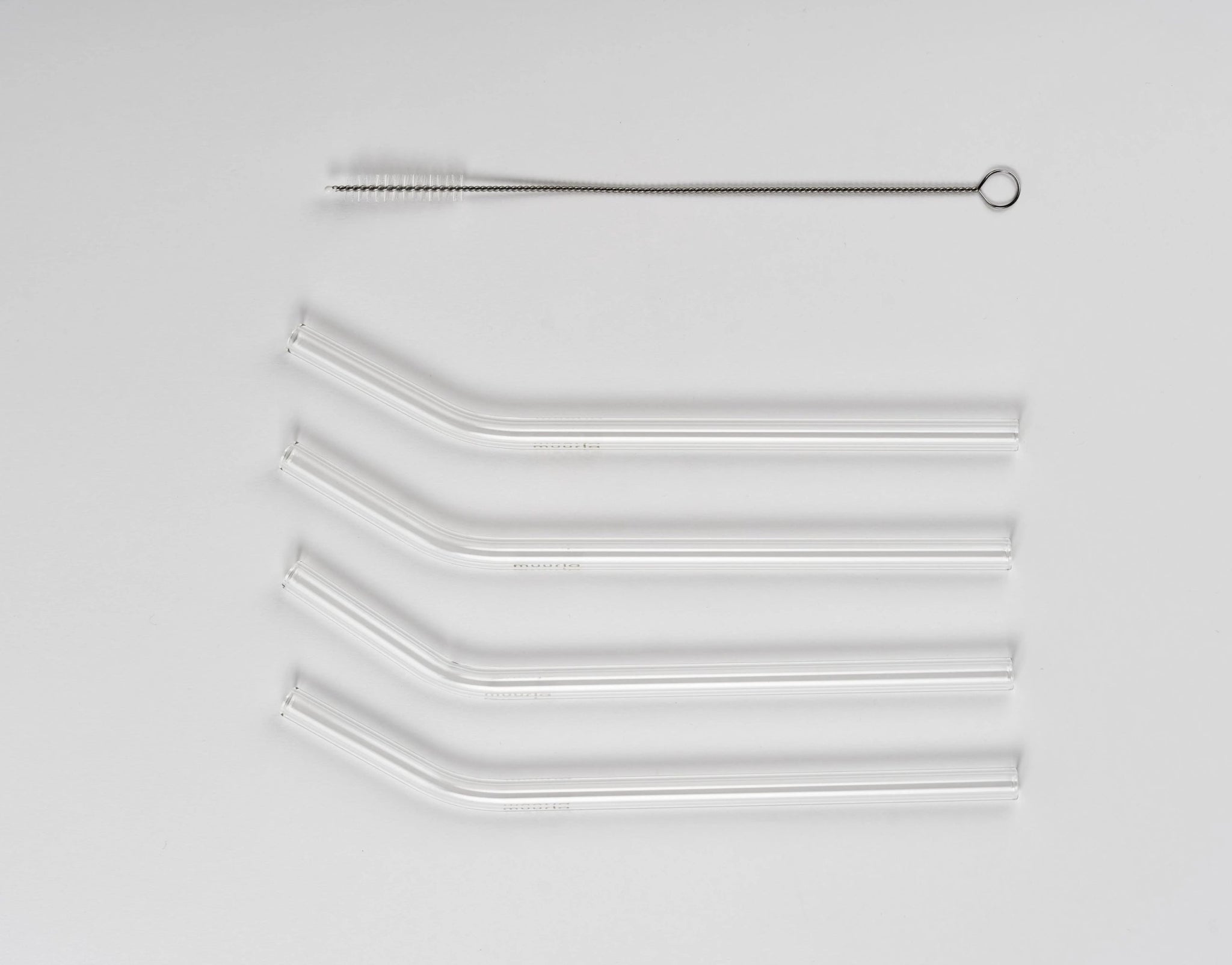 Muurla Glass Straws + Brush