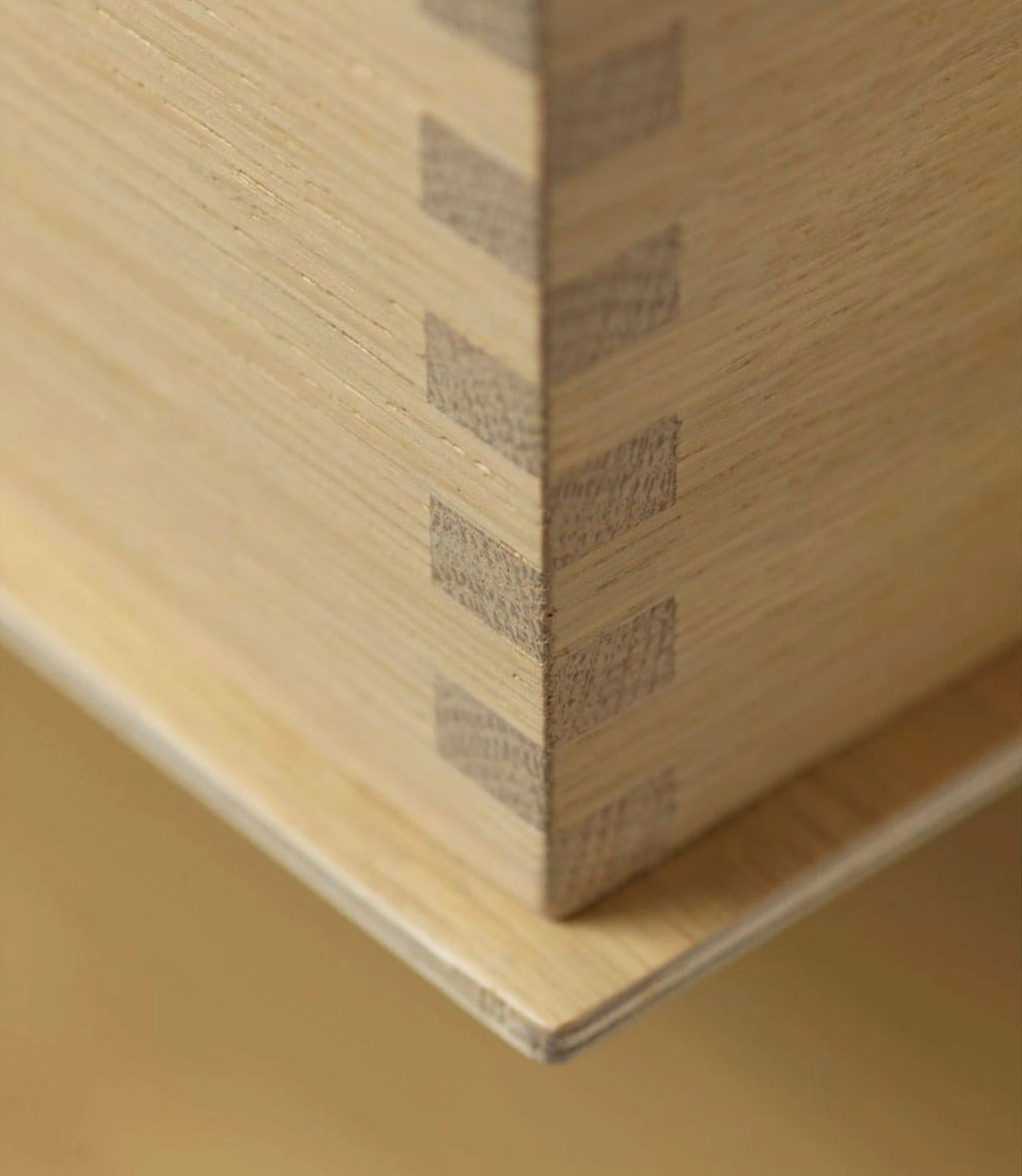 FDB Møbler A232 Large Drawer for Sideboard – Lacquered Oak, Vintage Design