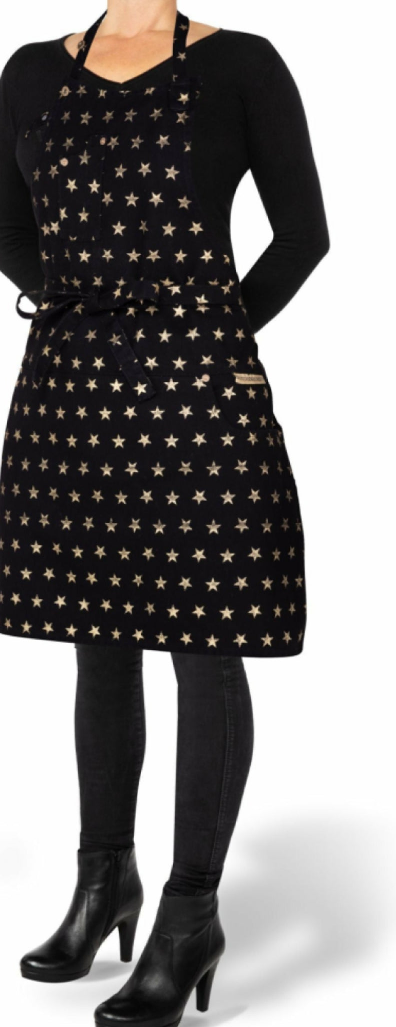 Dutchdeluxes Five Pocket Apron Slim Fit, Starry Black