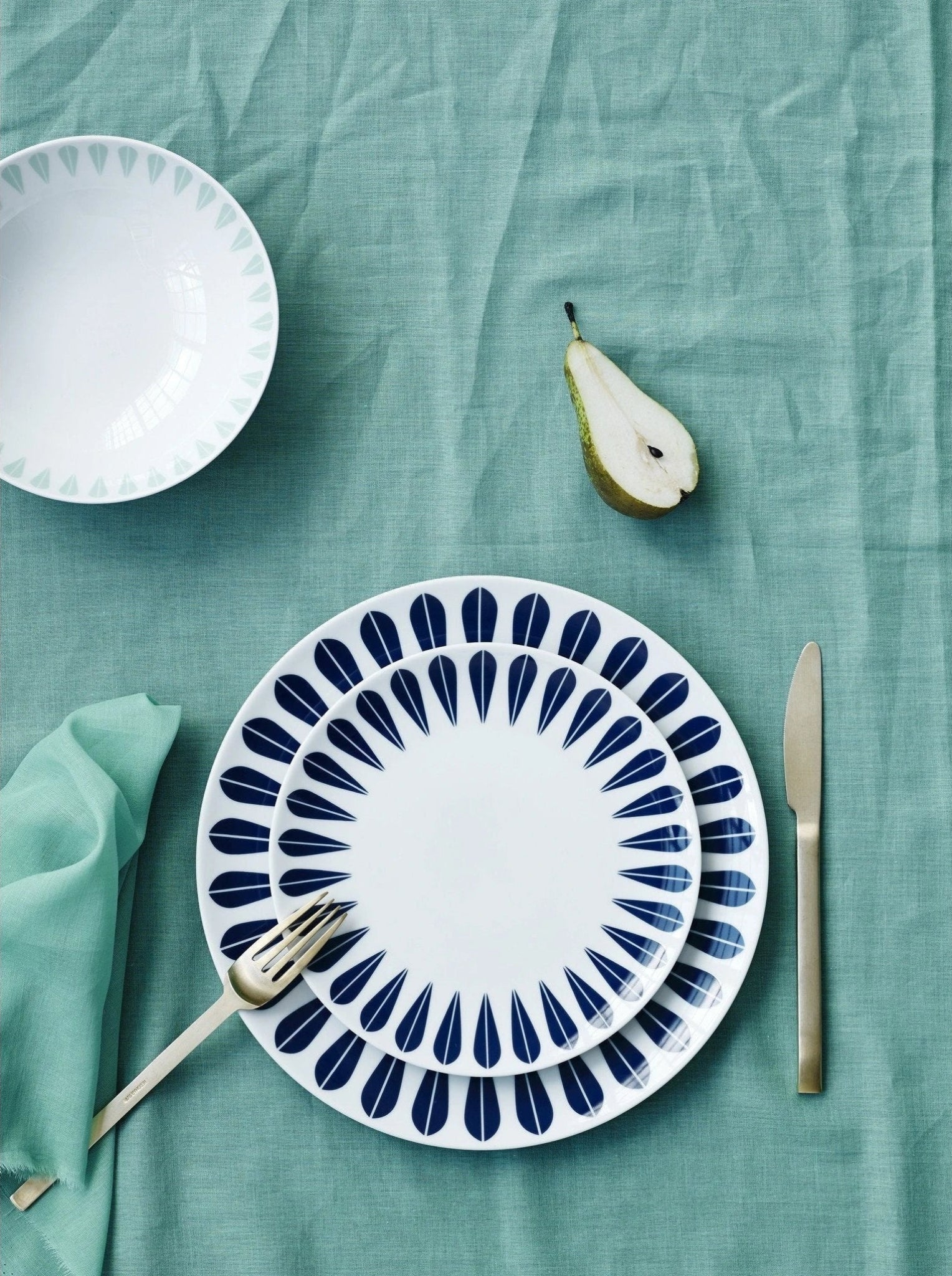 Lucie Kaas Arne Clausen Plate Mint Green, 28cm