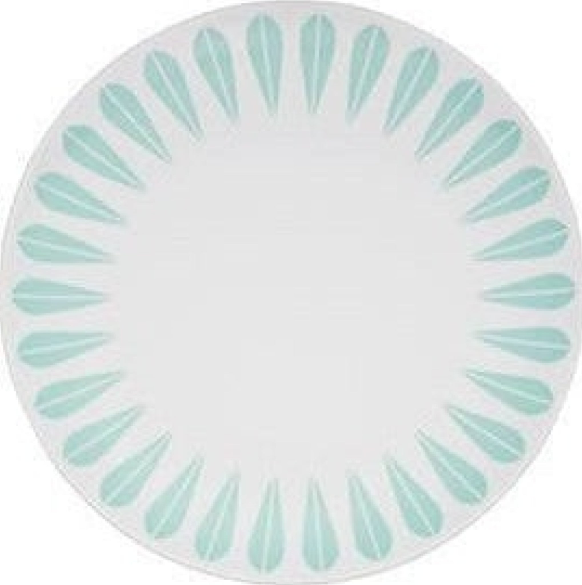 Lucie Kaas Arne Clausen Plate Mint Green, 28cm