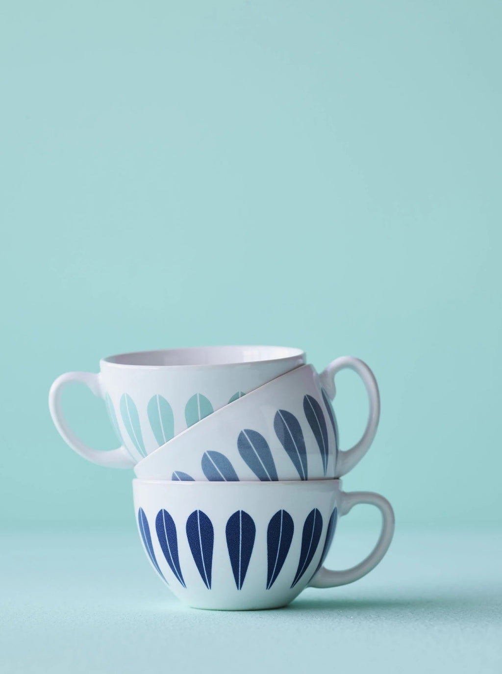 Lucie Kaas Arne Clausen Collection Cups w. saucer grey, 10cm