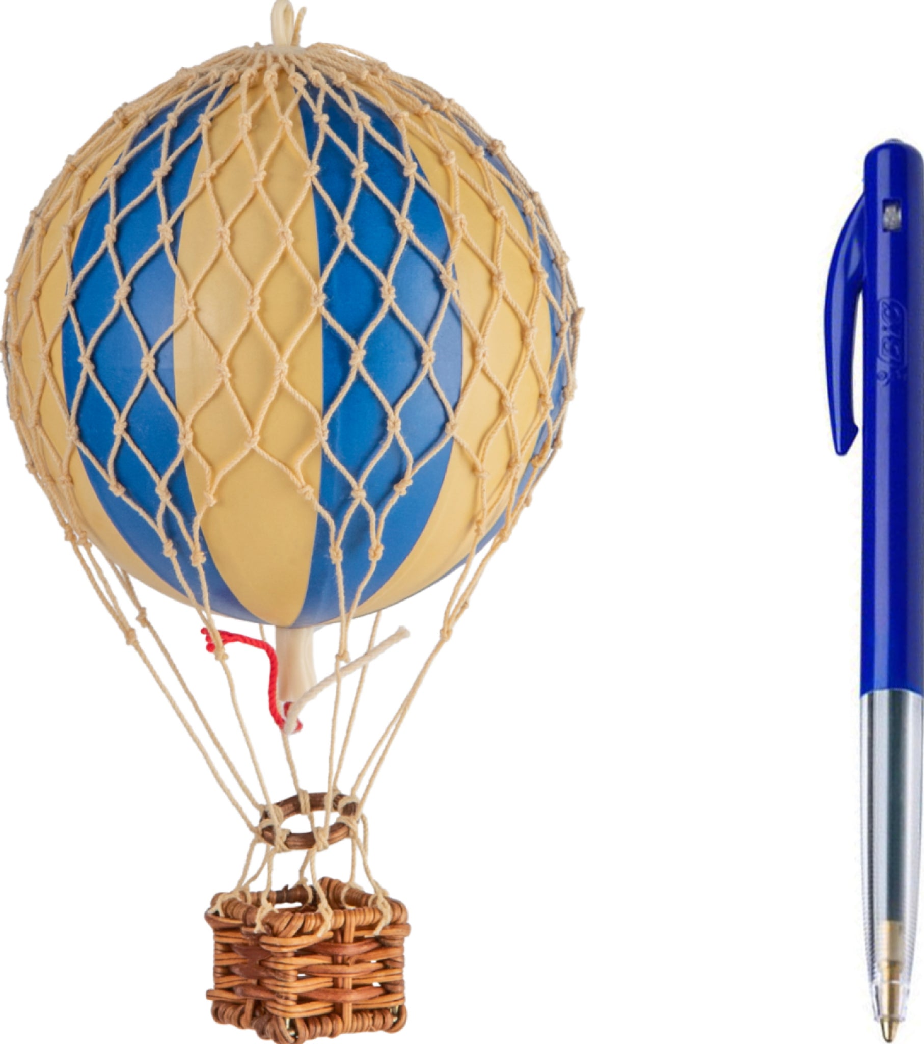 Authentic Models Floating The Skies Balloon Model, Blue Double, Ø 8.5 Cm