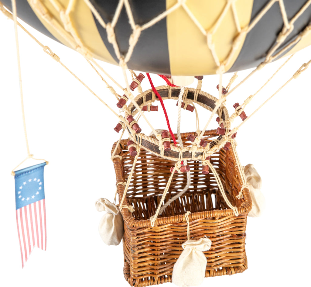 Authentic Models Royal Aero Balloon Model, Black, Ø 32 Cm