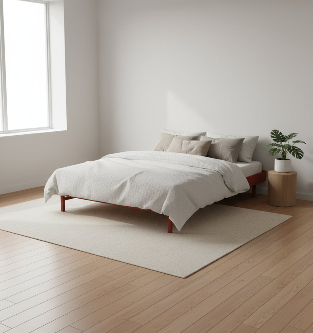 Moebe Bed, 90 Cm, Terracotta
